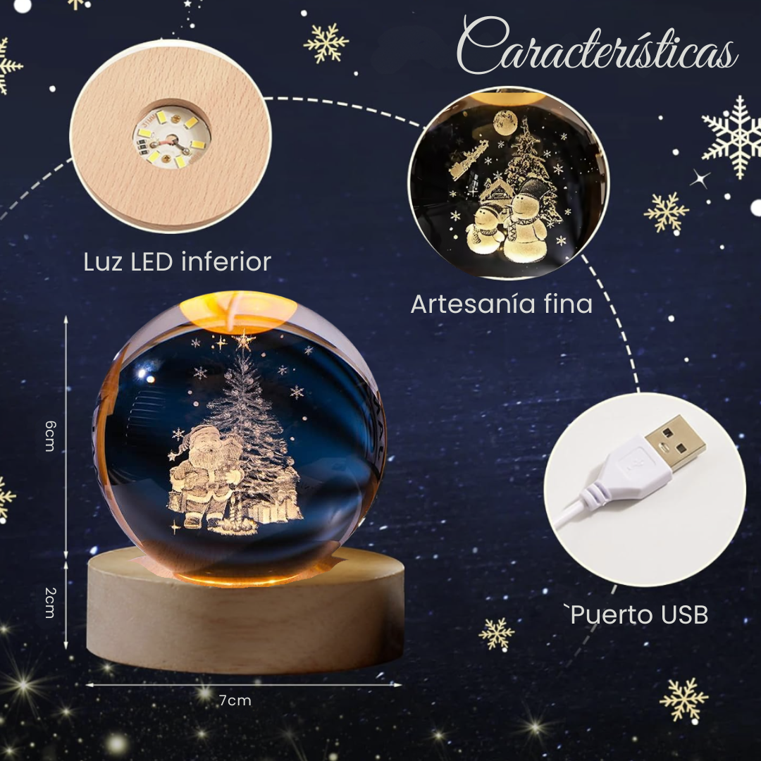 Bolas LED de Navidad