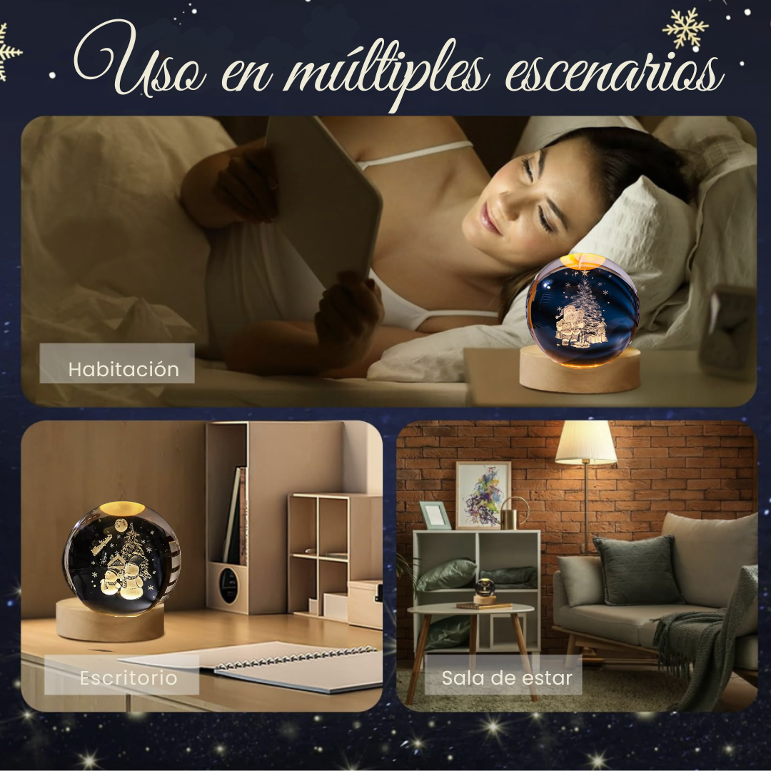 Bolas LED de Navidad